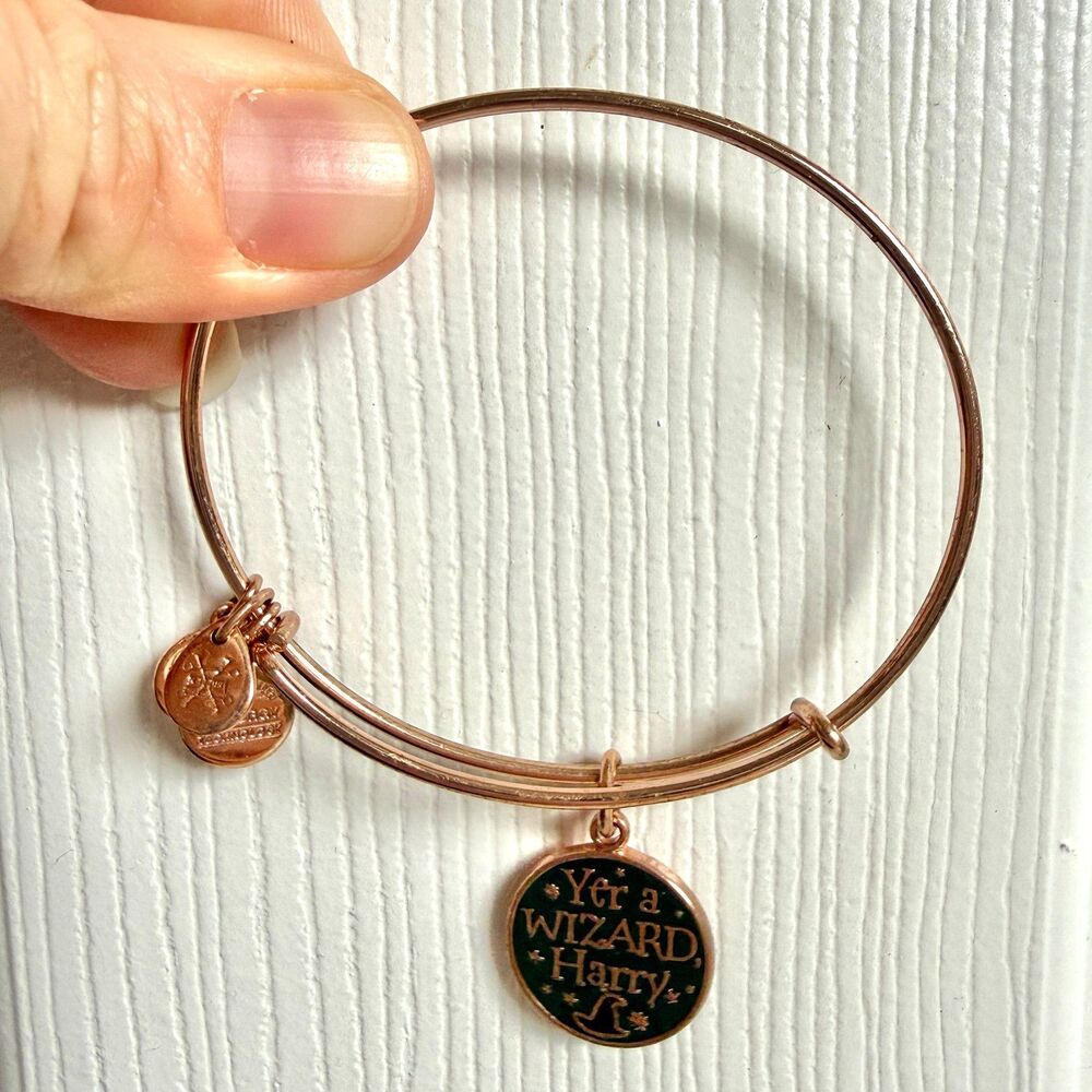 Alex and Ani Harry Potter "Yer a Wizard Harry" Charm Bangle Bracelet